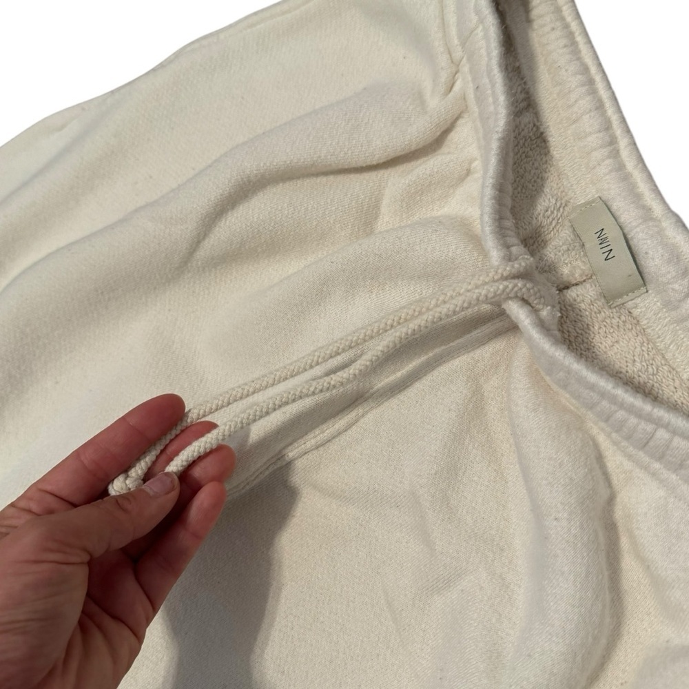 NA NIN Women’s Cream color Sweat Pants Size XL with pockets - Picture 3 of 7
